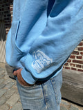 Hoodie sky blue men