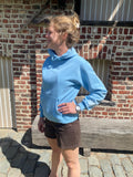 Hoodie sky blue woman