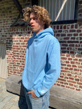 Hoodie sky blue men