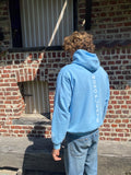 Hoodie sky blue men